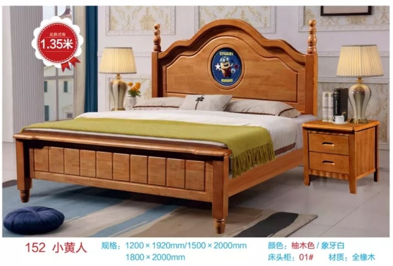 Queen Size Bed Double Wood Modern/Latest Double Bed Designs