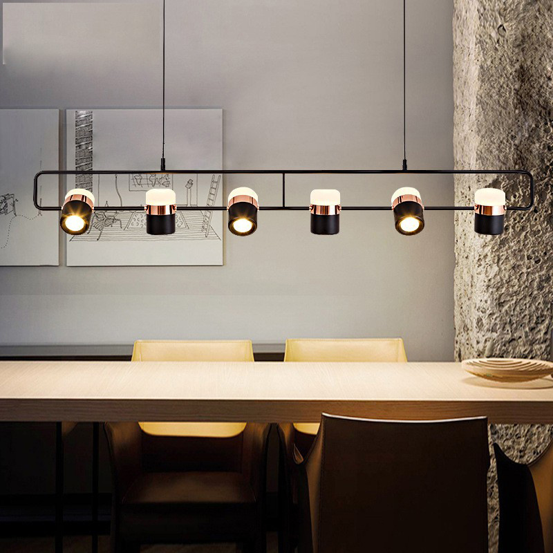 Nordic Restaurant Bar Chandelier Modern Dining Room Bedside Pendant Lamp