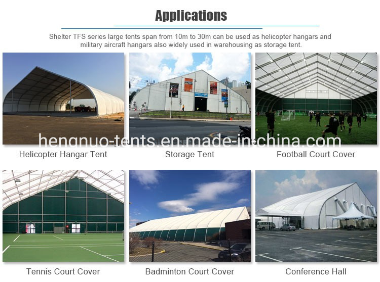 30m*40m Curved Sports Outdoor TFS Marquee Tent for Football