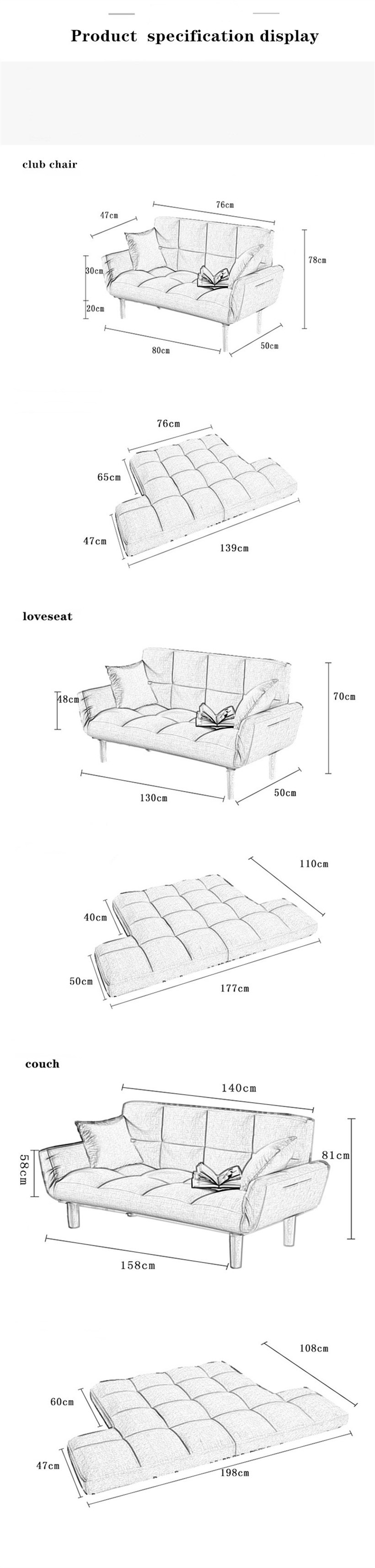 American Style Modern Contracted Cloth Art #Sofa Small Family Sitting Room Corner Cloth Sofa Combination #Sofa 0135-6