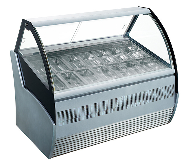 Commercial Ice Cream Gelato Refrigerated Display Showcase (QD-BB-12)