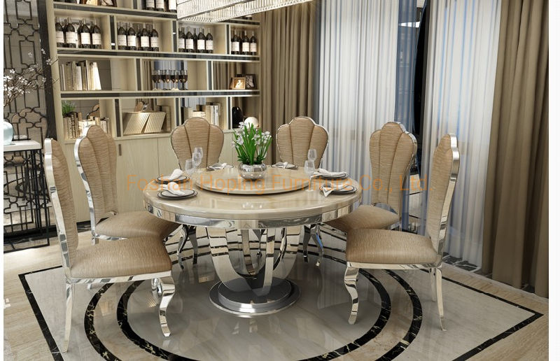Serpentine Table Gold White Glass Dining Table for Banquet/Hotel/Restaurant/Wedding/Meeting