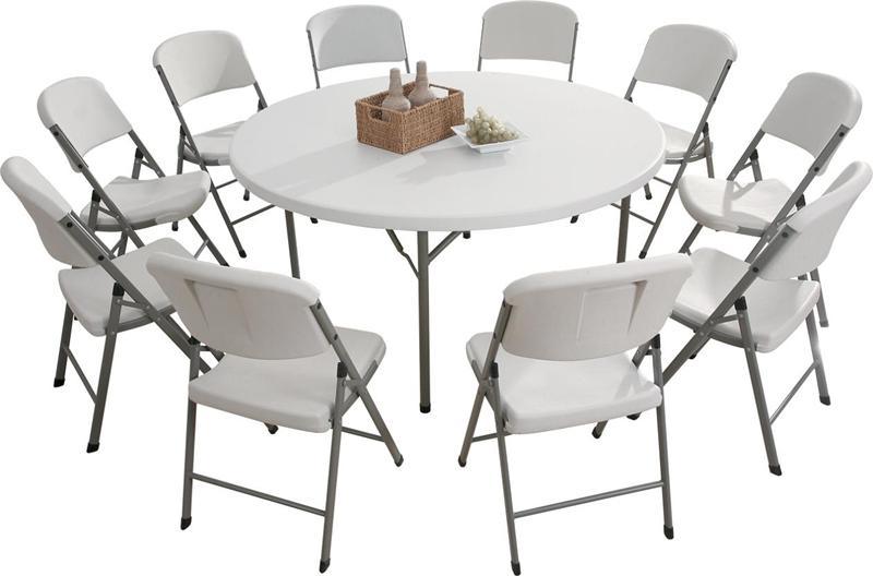 60" Outdoor Plastic Round Banquet Table (YCZ-154R)