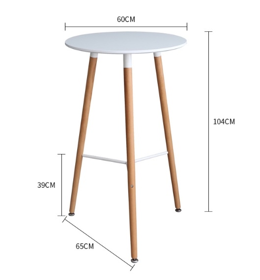 Modern New Design MDF Painting Dining Table Furniture Bar Table
