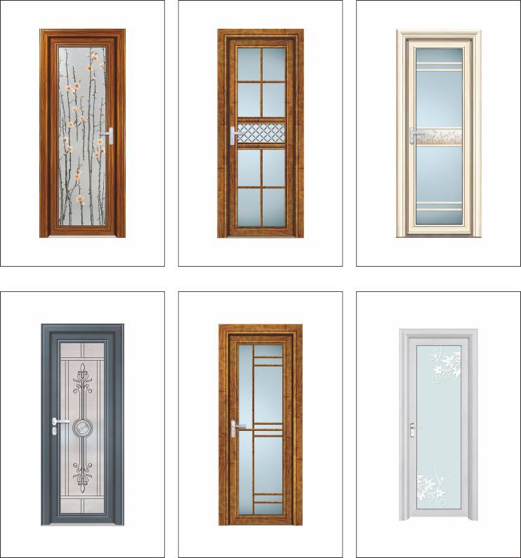 Australia Standard Single Glass Casement Door Interior Half Doors with Window Stay