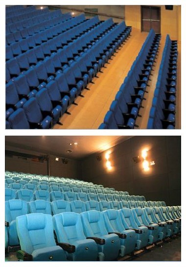 School Cinema Church Folding Fabric Public Auditorium Chair