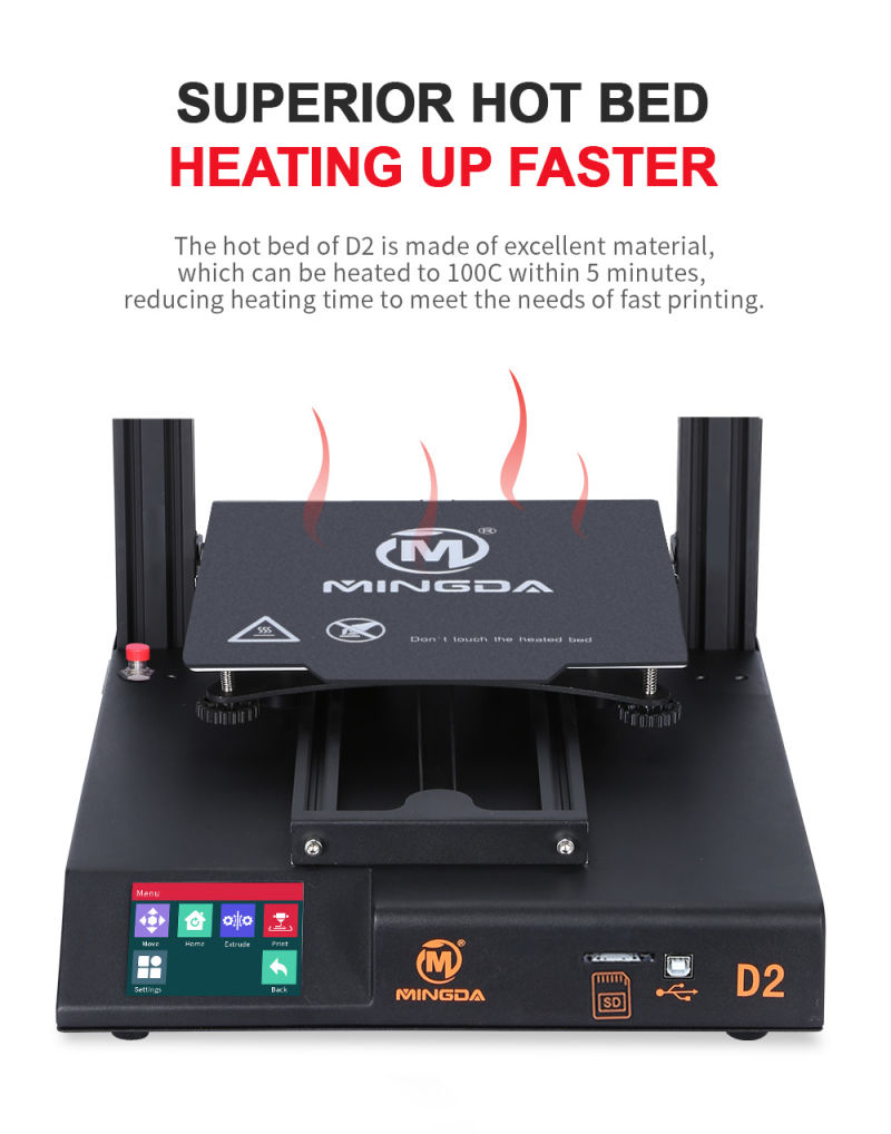 DIY 3D Printer 230*230*260mm Fdm Desktop DIY ABS PLA Printing Digital Printer Desktop 3D Printer