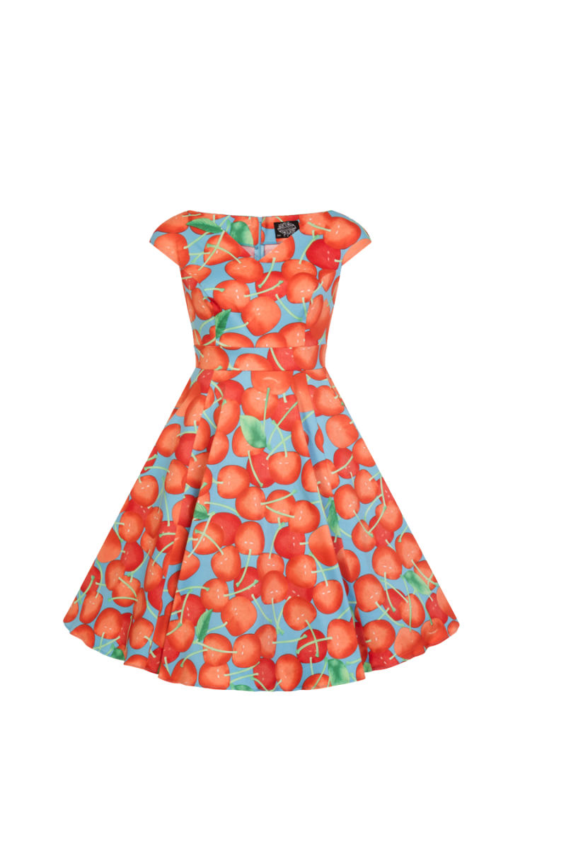 Summer Flowers Fashion Retro 100% Print Children's Little Girl Dress