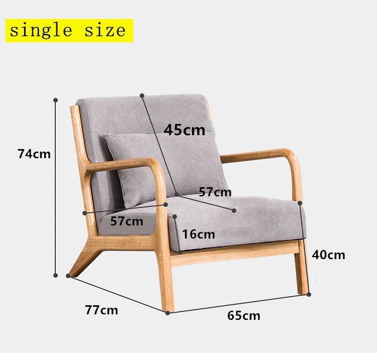 Nordic Single Hotel Guest Room Simple Cloth Art Reception Negotiation Table and Chair Combination Sofa