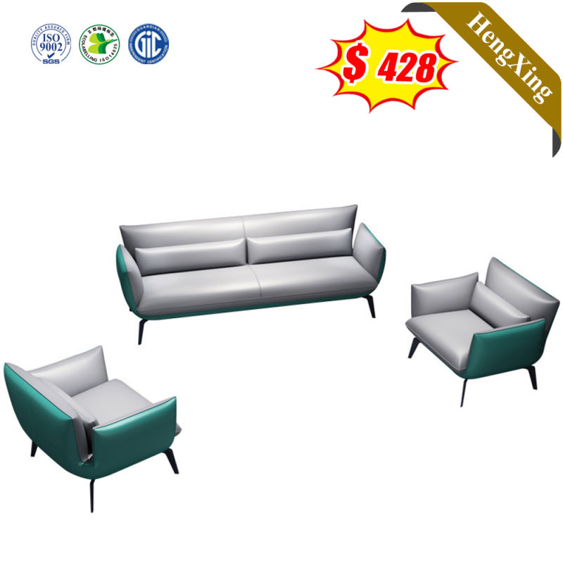 Newest Living Room Office Furniture Dining Office Waiting Sofa Leather Single Corner Sofa Lounge Sofa (HX-21CH0299D)