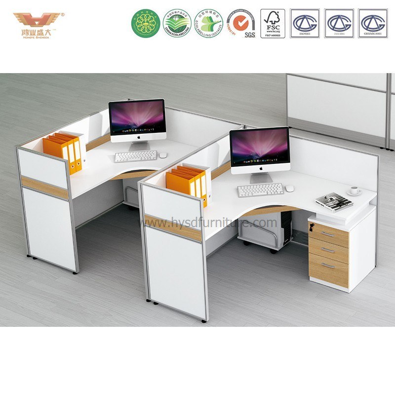 New Fashion Green Protection Ergonomic Open Curved Office Cubicle