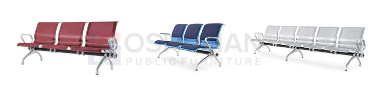 Foshan Factory Airport Bank Bus Station Waiting Room Seating Bench Chair