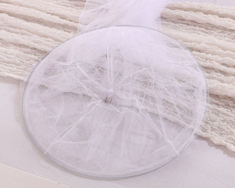 Bed Mosquito Net Round Top Fabric Mesh
