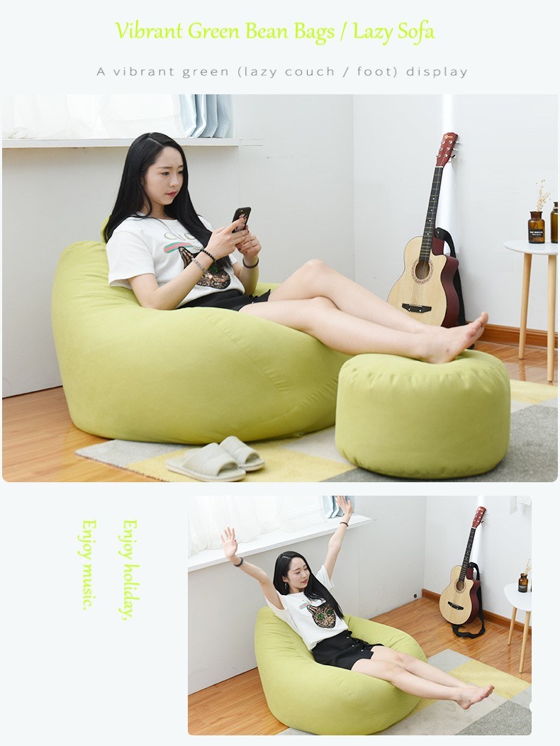 Luxury Bean Bags Lazy Sofa Japanese Tatami for Indoor or Living Room Used