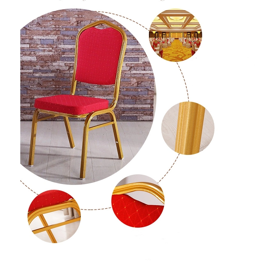 Best Selling Wedding Hotel Indoor Restaurant Armless Stackable Banquet Chair