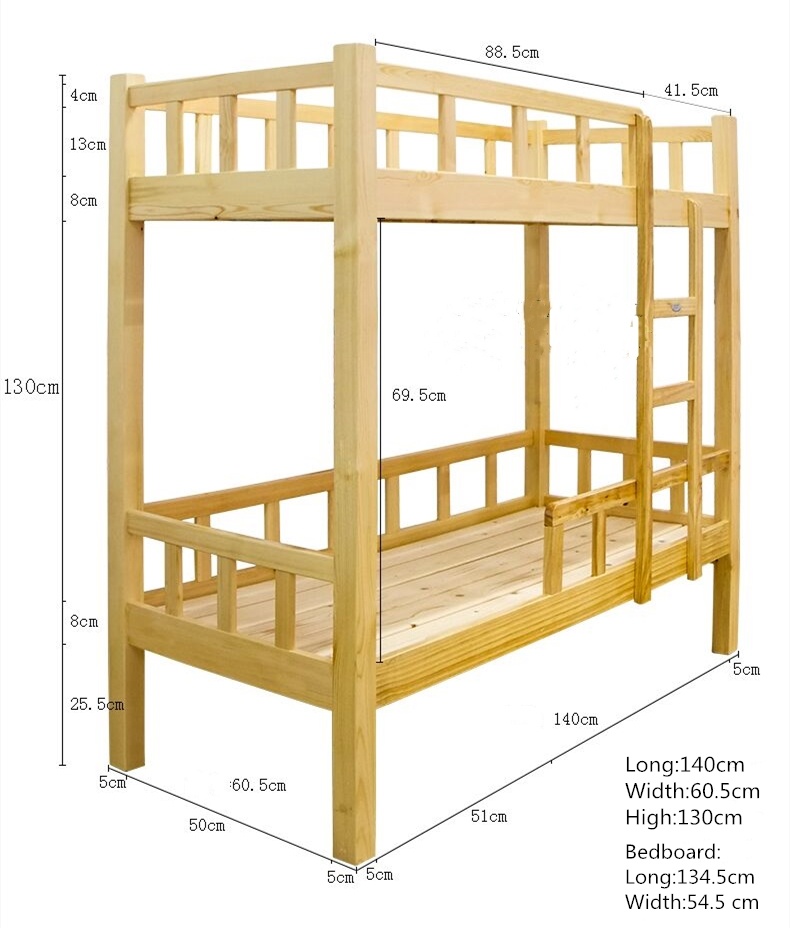 Wooden Furniture Bunk Bed for Children/Kids with Ce/ISO Certificate