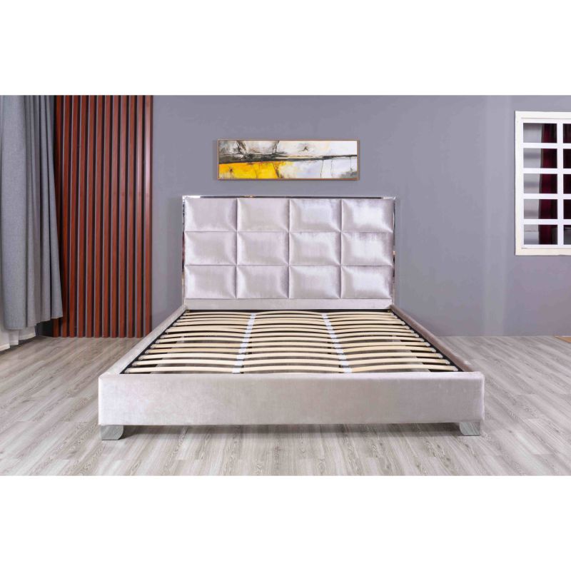 Modern Queen Bed Frame with Headboard Capsule Bed Modern Bed Modern Furniture