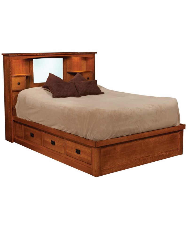 Best Seller Wood Bedroom Furniture High Upholstered Fabric Leather Bed