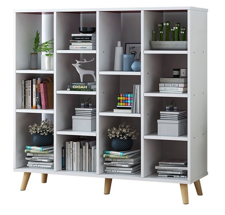 Modern Display Shelves Storage Bookshelf Multi-Storey Bookcase Stand Rack Shelf