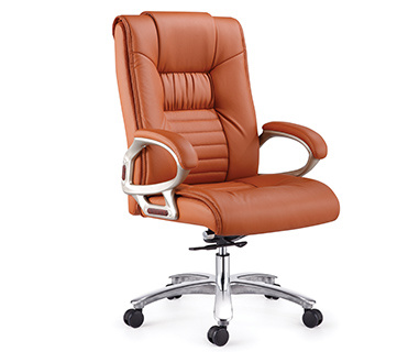 Executive Furniture Swivel Office Arm Chair High Back Luxury Leather Office Chair
