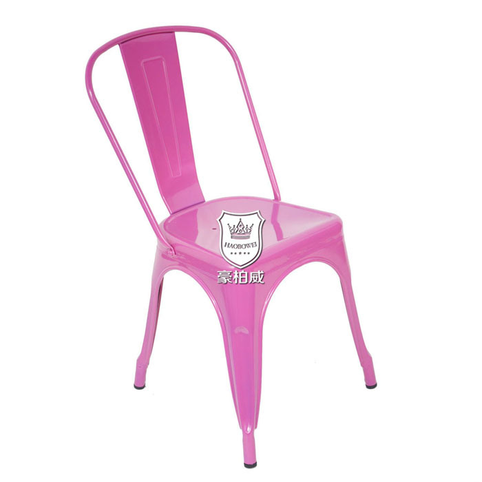 Colorful Marais Tolix Chair Painted Steel Chair Stackabel Cafe Chair in Cheap Price