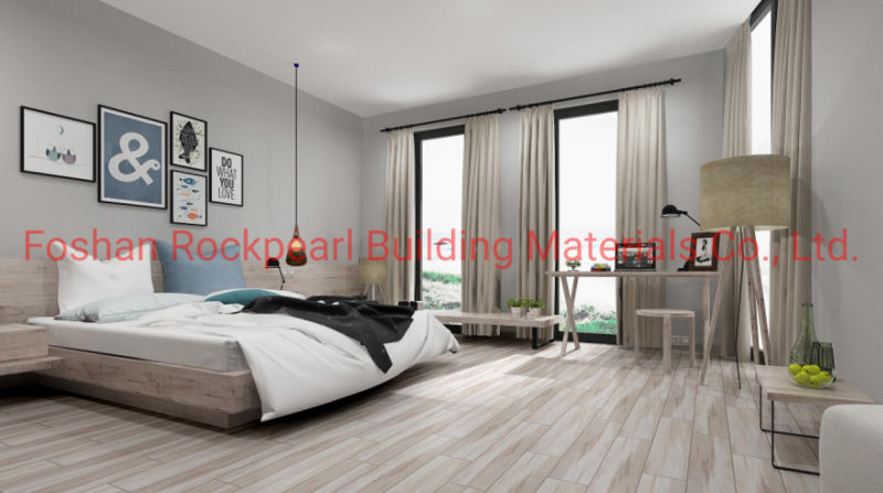 150X800mm White Color Wood Look Ceramic Glazed Floor Tile for Bed Room