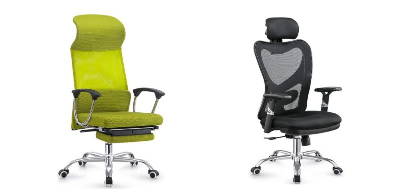 Reclining Office Chair High Back Office Furniture Cheap Fabric Mesh Chairs