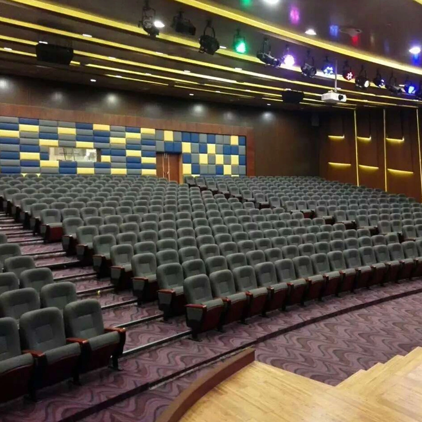 Auditorium Seating, Theater Seat, Auditorium Chair, Lecture Theatre Chairs, Public Chair Fabric Auditorium Chair, Auditorium Chairs (R-6127)