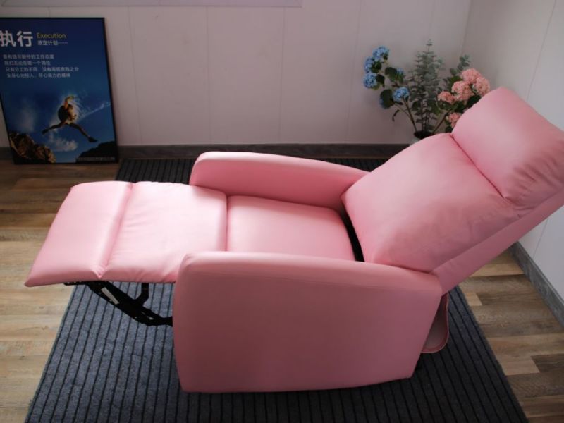 Living Room Furniture Manual Recliner Sofa Comfortable PU Sofa