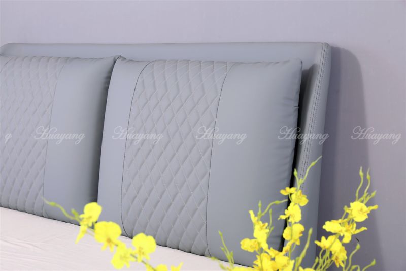 PU Quilted Bed Sofa Bed Home Furniture