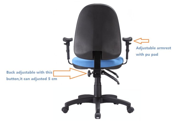 Molded Foam Memory Sponge Seat and Back Staff Office Chair