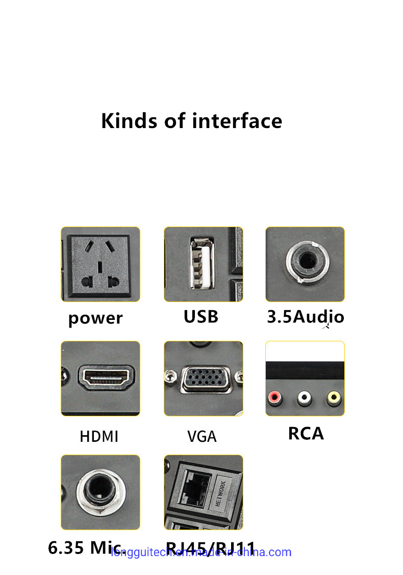 Multimedia Desktop Socket Pop-up HDMI Conference Desk Junction Box