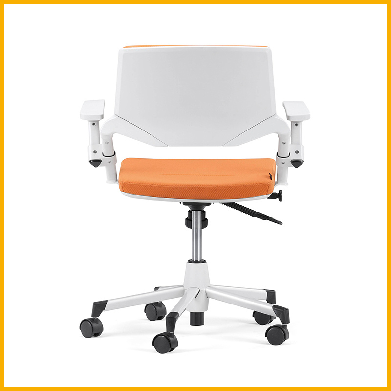 Middle Back Ergonomic Office Fabric Swivel Chair