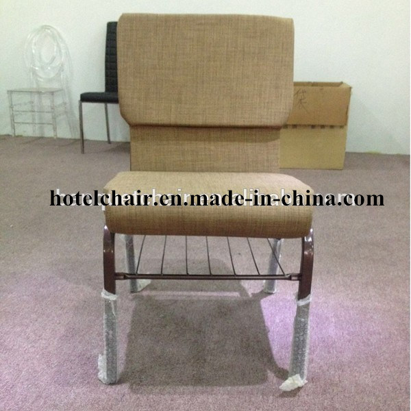 Modern Comfortable Fabric Metal Church Chair (C-201)