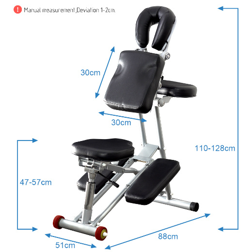 Foldable Massage Chair Hydraulic Tattoo Chair Aluminum Massage Chair