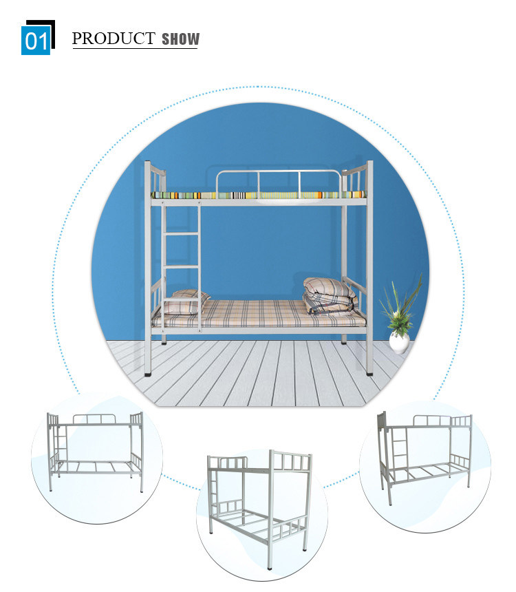 Luoyang Mingxiu School Equipment Double Bunk Beds for Adults / Metal Bunk Bed