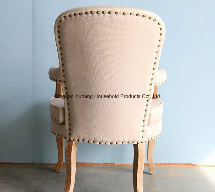 Solid Wooden Chairs Living Room Chairs Coffee Chairs Fabric Chairs (M-X2057)