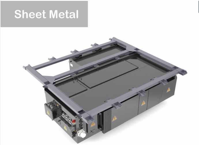 Railway Sheet Metal/Cabinet/Air Condition Shell/Tank/Frame for Train