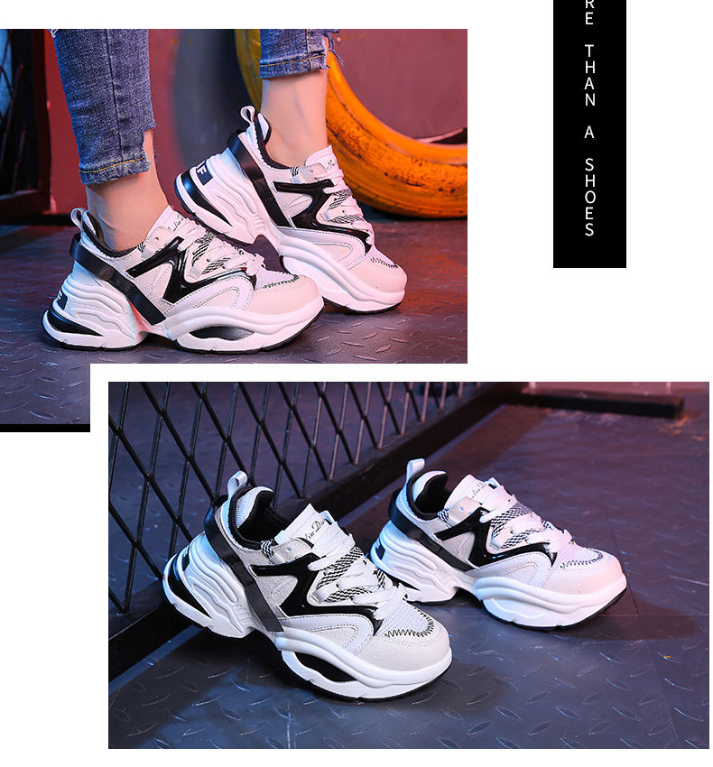 Latest Design Daddy Clunky Shoes Wedge Sneakers Women
