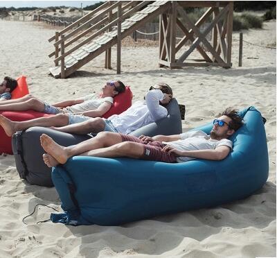 Outdoor Air Sleeping Bed, Inflatable Loungers, Beach Chair, Air Lazy Sofa