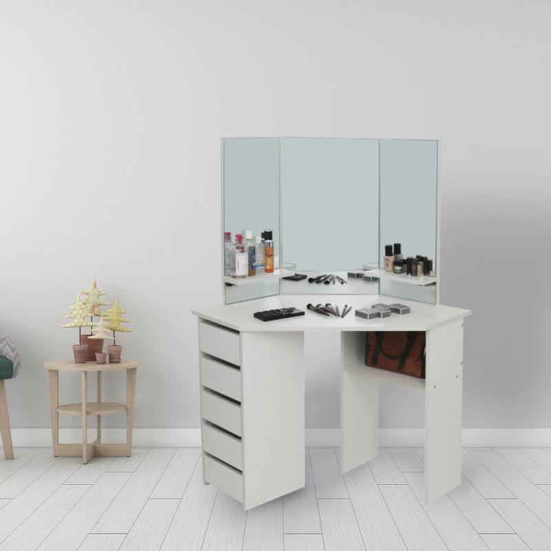 Dressing Table Without Mirror Dressing Table Modern Design with Large Capacity
