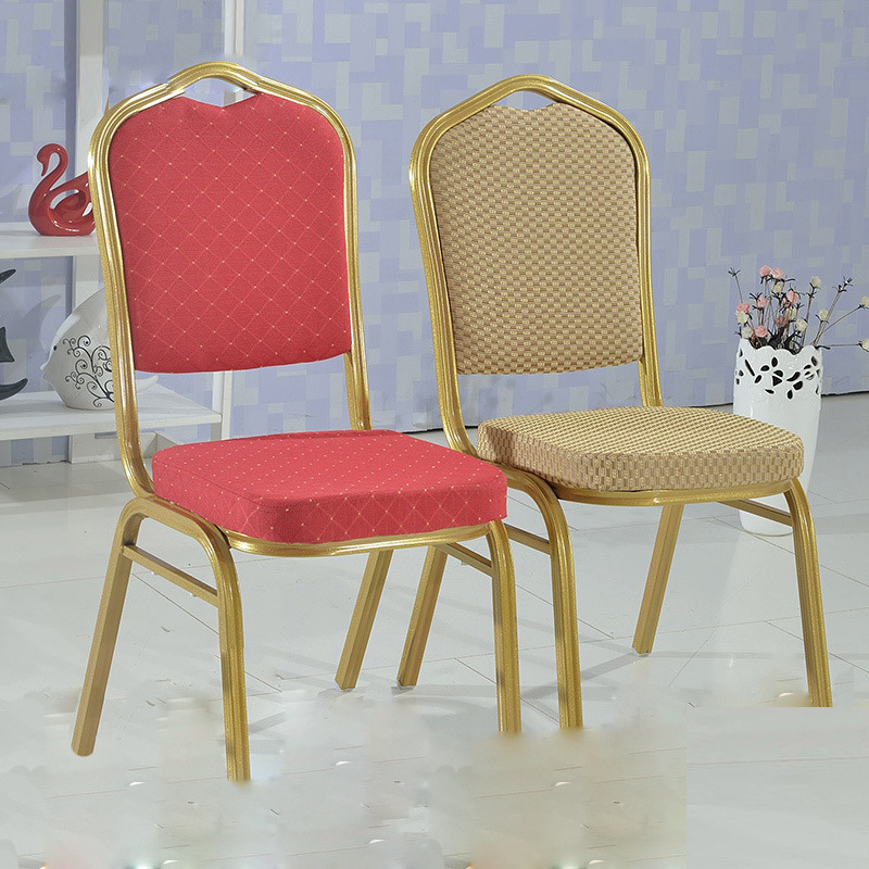 High Quality Metal Stackable Hotel Wedding Dining Silla Banquet Chair