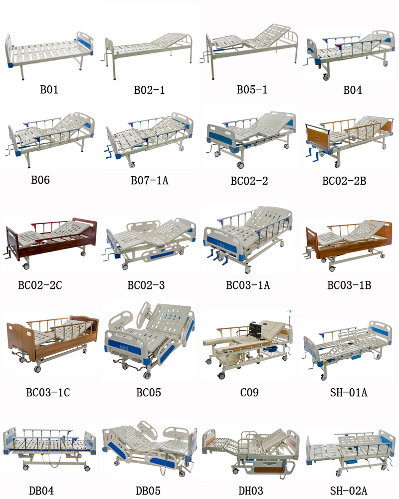 Normal Simple Metal Hospital Bed 2 Crank Bed