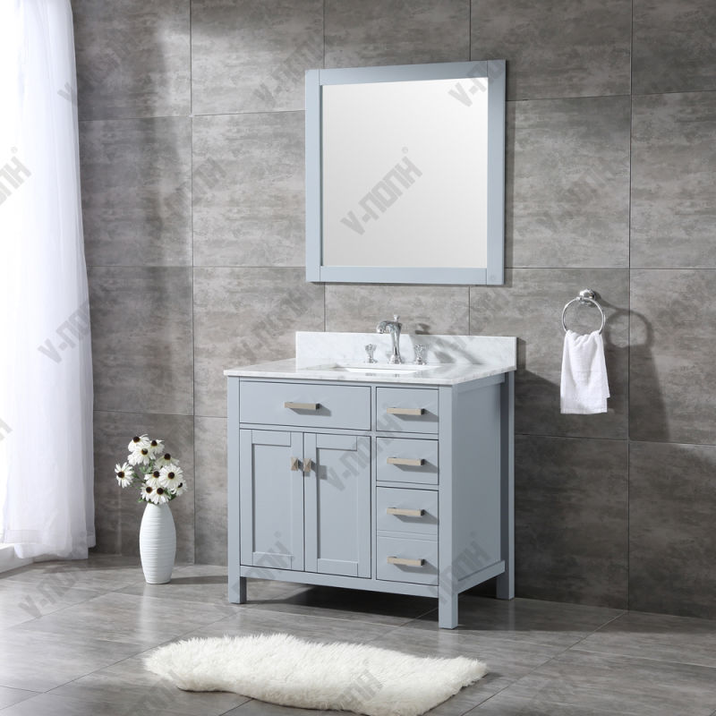 72" Solid Wood Bathroom Vanities with Double Sinks