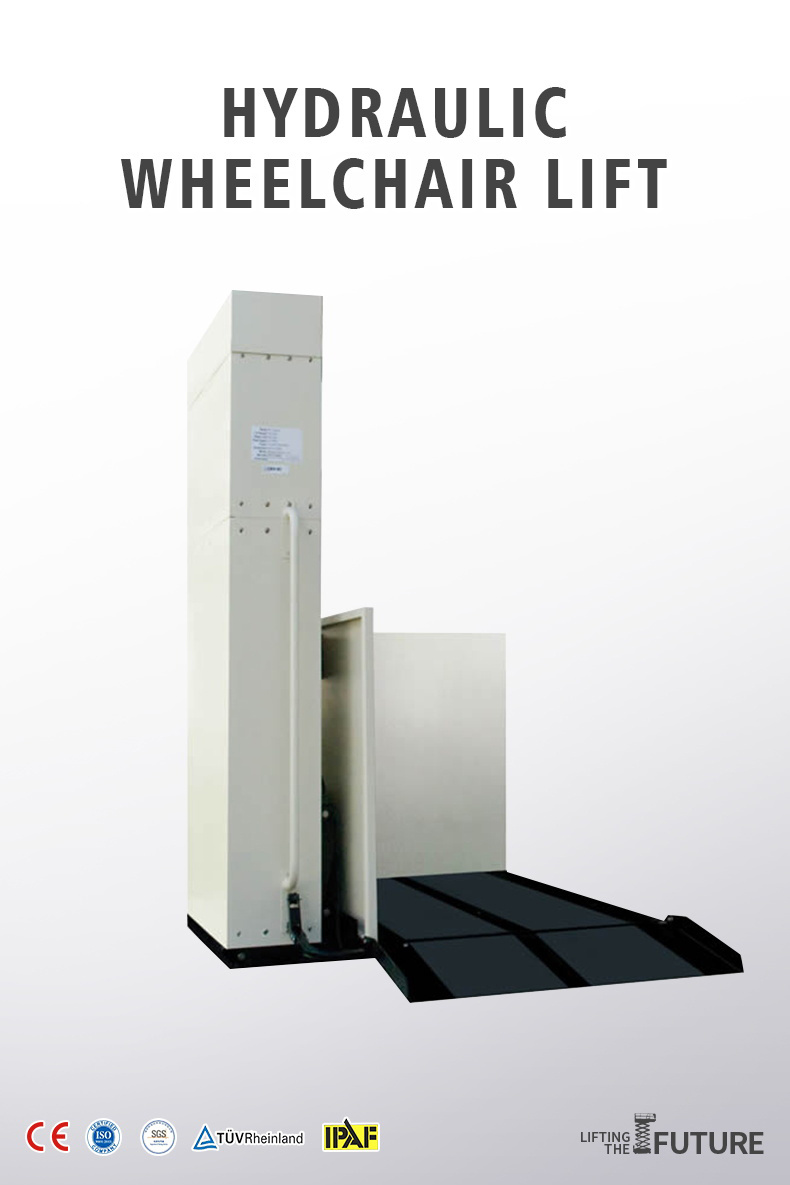 Hydraulic Electric Home Lift Stainless Steel Wheelchair Lifts