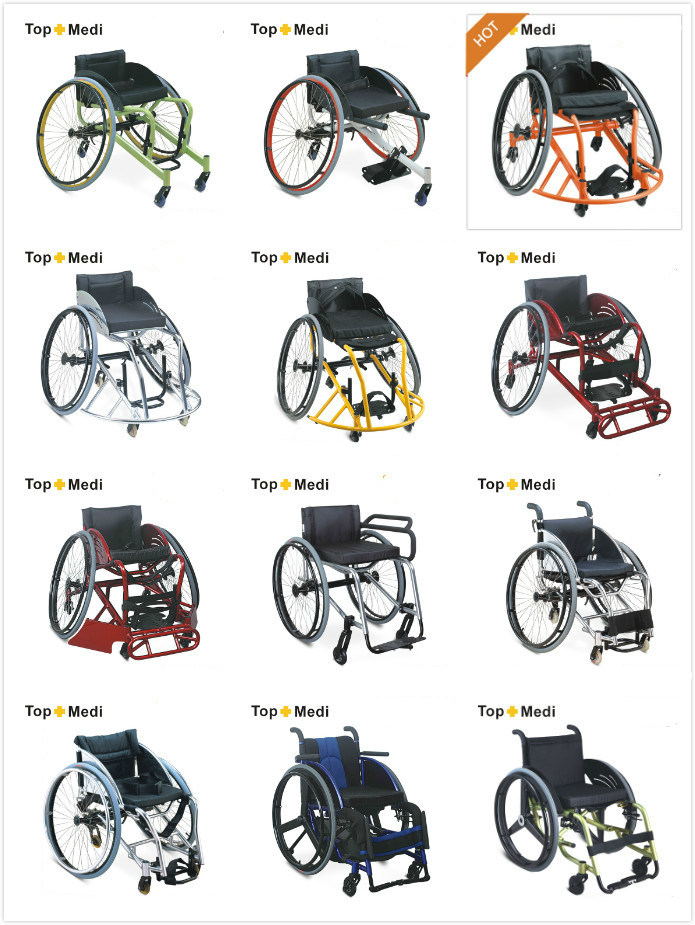 Aluminum Lightweight Wheelchair Sport Wheelchair for Sale