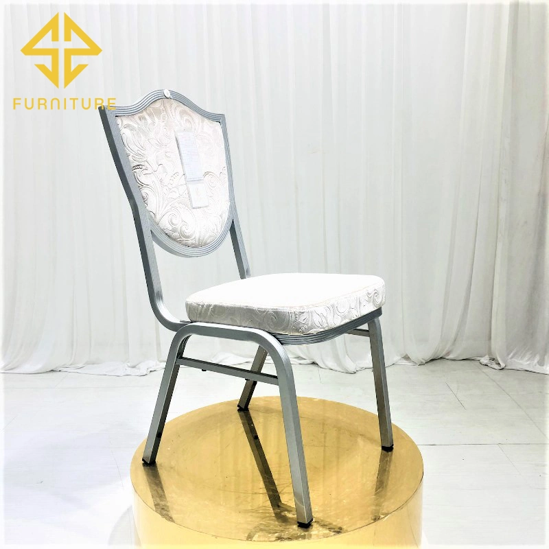 2021 Top Sale Iron Chair Modern Hotel Furniture Cheap Used Stacking Banquet Chair