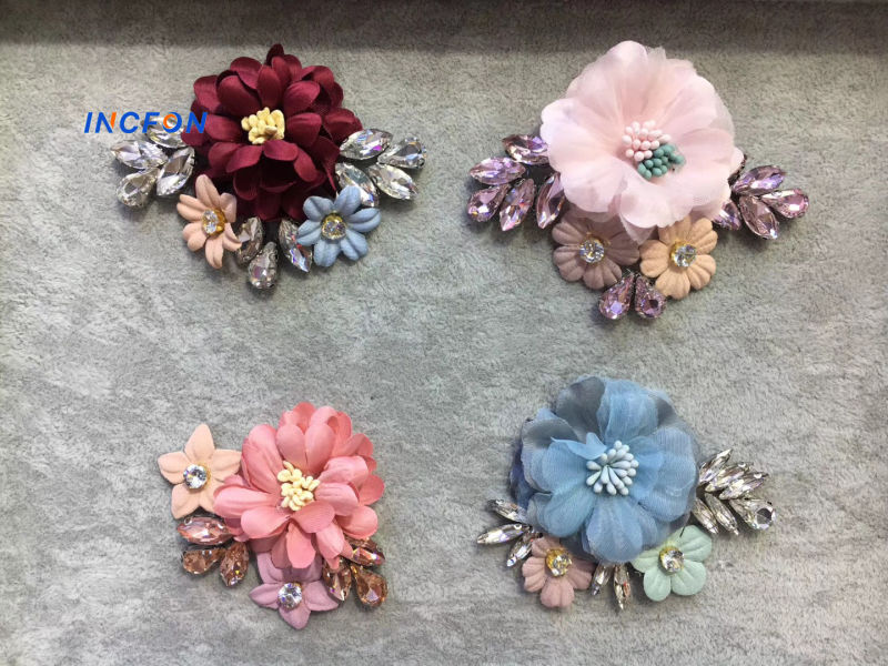 Scrapbooking Artificial Flowers DIY Hair Accessories Large Craft Flower Applique