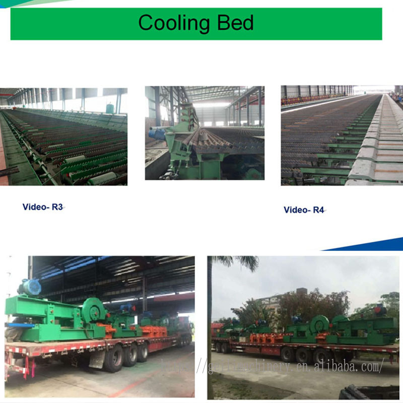 Bed Cooling System Steel Rolling Conveyor Table