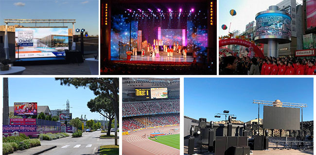 Outdoor Use Brightness Clear LED Display for Advertising Video Wall / Electronic Display Module